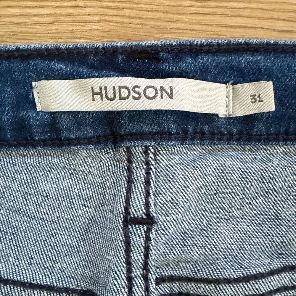 Hudson Jeans Dark Blue Flare & Wide Leg - Picture 2 of 9